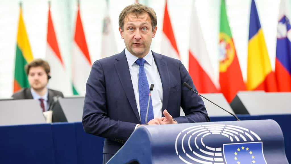 "This is a very strong result. We don't want to be complicit anymore in this global deforestation happening a little bit in Europe but first and foremost in other parts of the world," said the lead negotiator for the European Parliament, Christophe Hansen from the European People’s Party after the vote. [Copyright: © European Union 2023 - Source : EP]