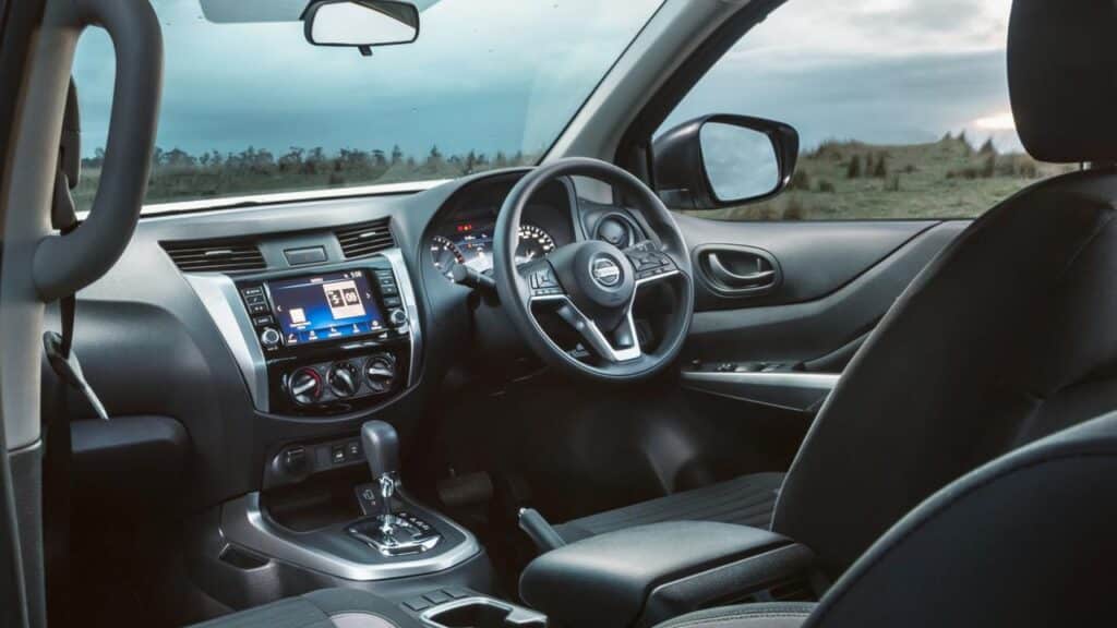 Standard inside features of the SL Warrior include an 8-in. multi-media touch screen.