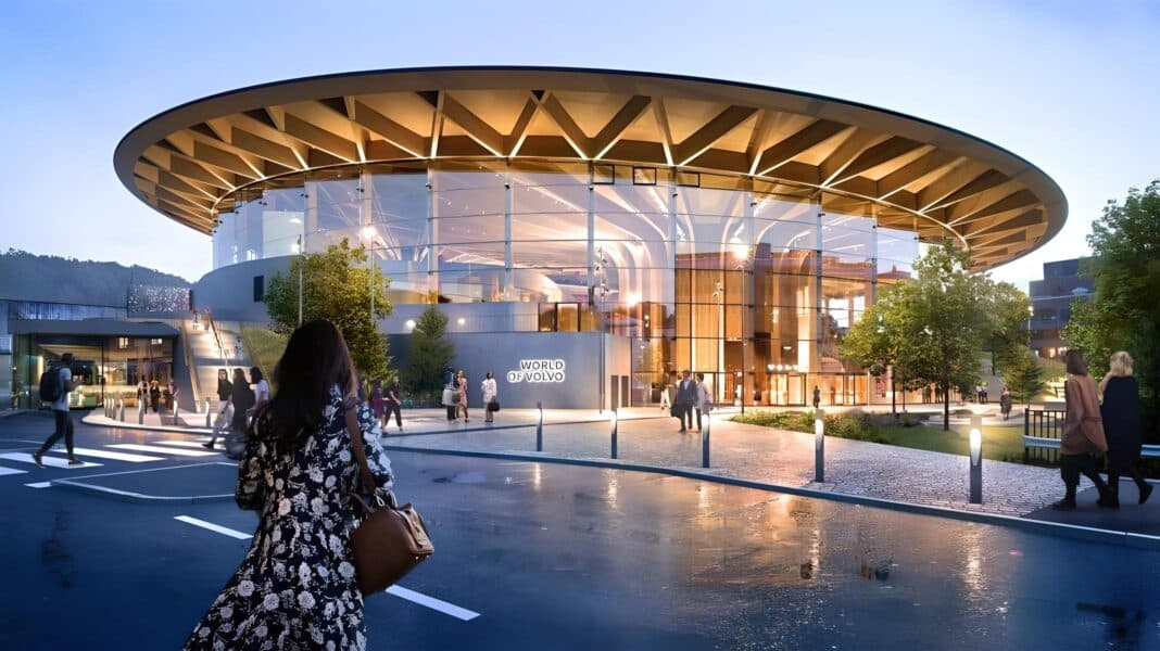 The World of Volvo opened yesterday - and will be home to Volvo's new purpose-built museum, it's overseas delivery centre and will host TED talks. (Photo Credit: Volvo Group)