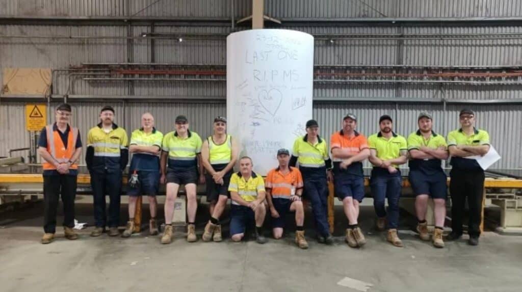 The Maryvale was the largest employer in the LaTrobe Council area - employing more than 800 workers. Last December workers at the mill spoke to the ABC amid fears over the future of the industry. (Photo credit: Supplied)