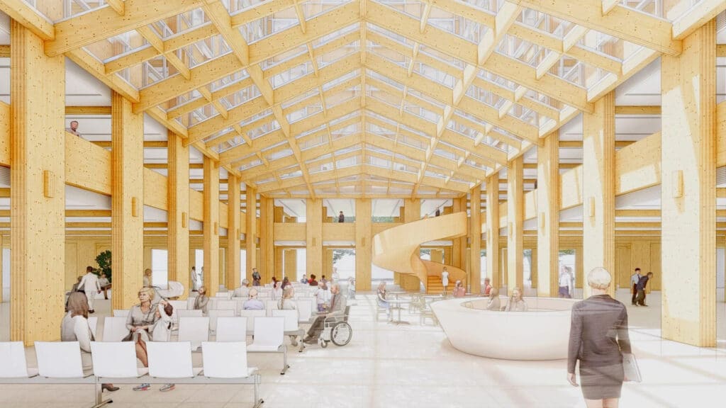 The new extension will commence in early 2024 and greatly increase hospital capacity in Lviv. (Photo Credit: Dezeen)