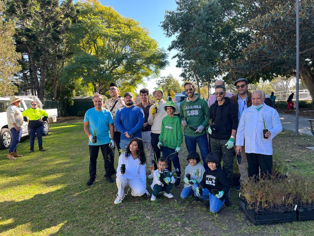 The Saudi Consulate in Sydney participated in National Tree Day alongside the Strathfield MC Wood Central