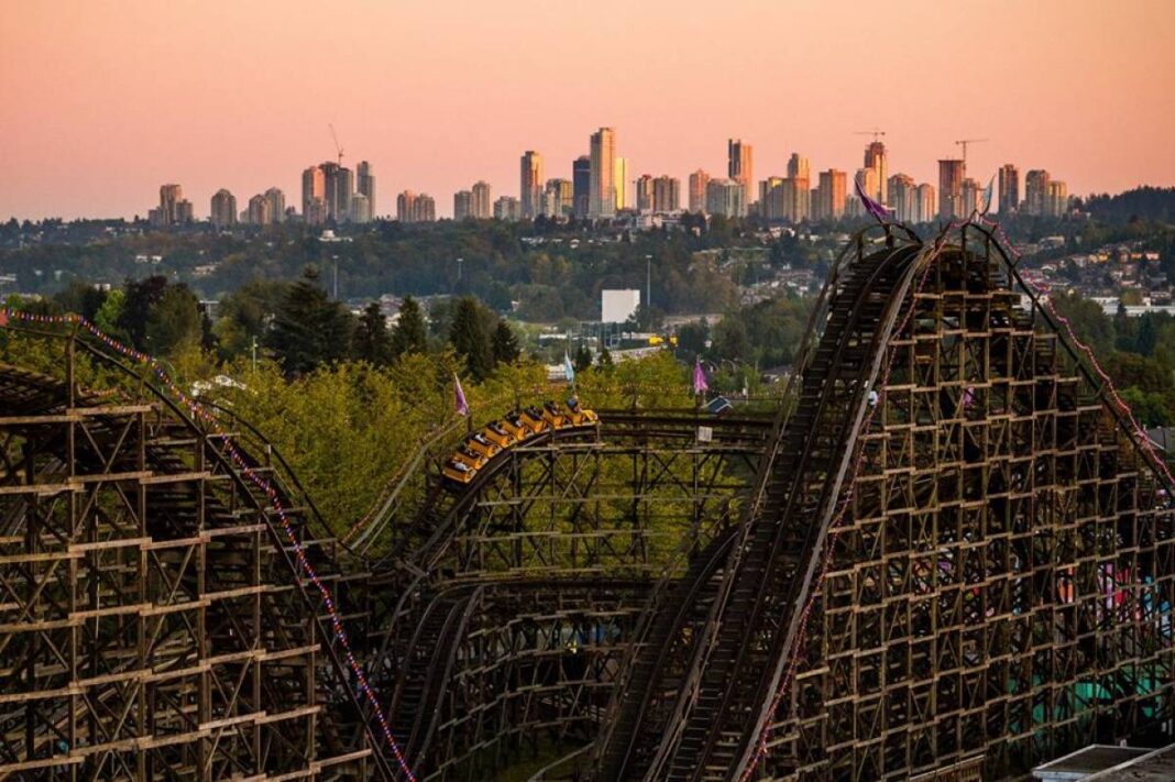 The Playland wooden rollercoaster has been ranked as the best in Canada and amongst the worlds top 25 Photo Credit Twitter Wood Central