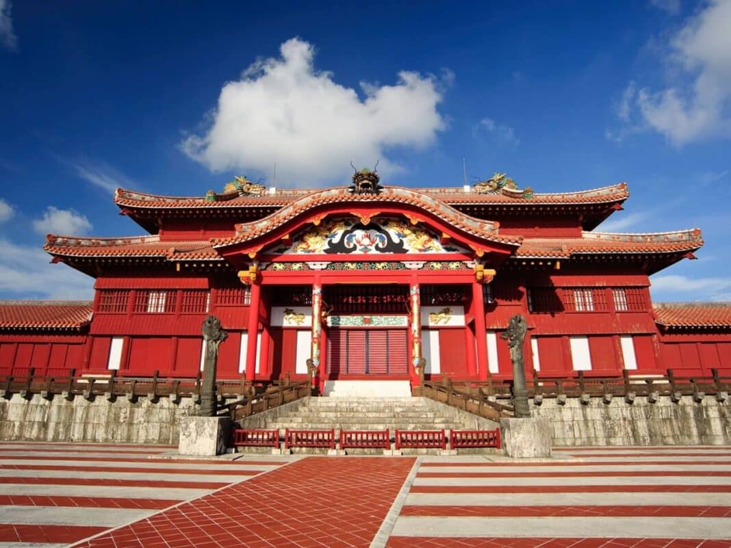 The main buildings of Shuri Castle were destroyed by fire in the night of October 31 2019. There are plans to rebuild the castle by 2026. Wood Central