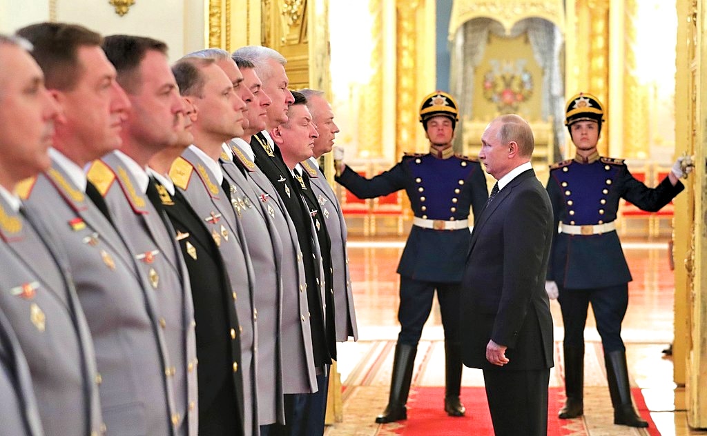 One of Vladmir Putin's top allies and military chiefs' is connected to a major fraud case involving inflated costs of timber materials used in the construction of trenches and bunkers on the Ukrainian front line. (Photo Credit: Website of the President of the Russian Federation and is licensed under the Creative Commons Attribution 4.0)