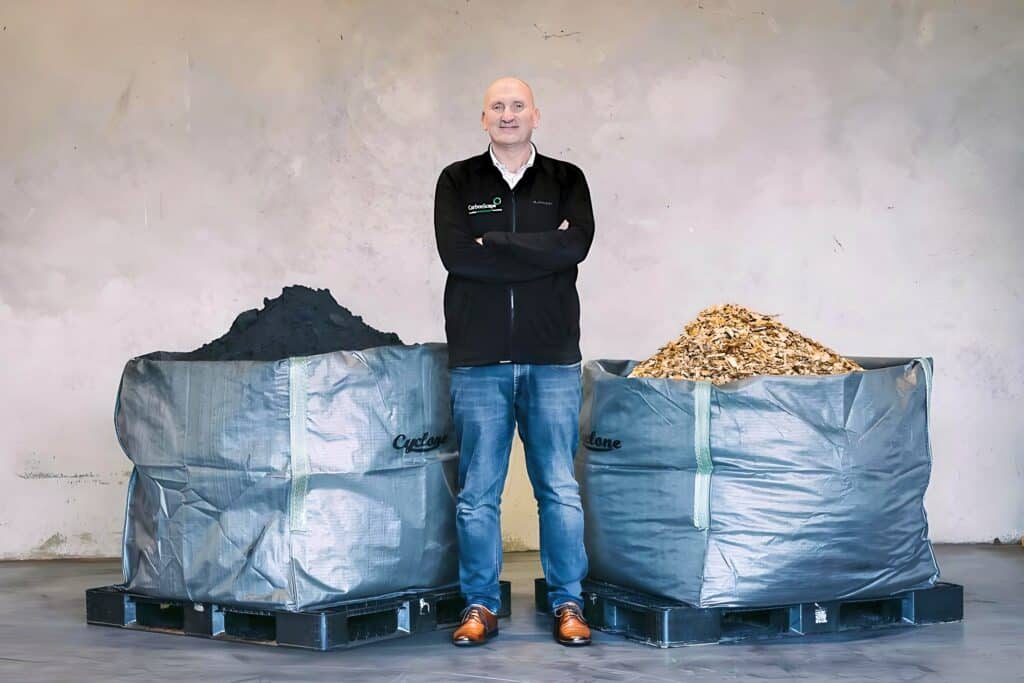 CarbonScape CEO Ivan Williams is leading the push to turn old tyres into graphite. (Photo Credit: CarbonScape LinkedIn)