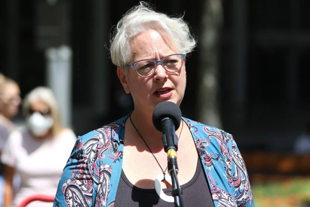 NSW powerbroker Penny Sharpe is the activist with 4 ministerial portfolios who joined the establishment to "cause trouble." (Photo Credit: Richard Milnes from Alamy Live News)