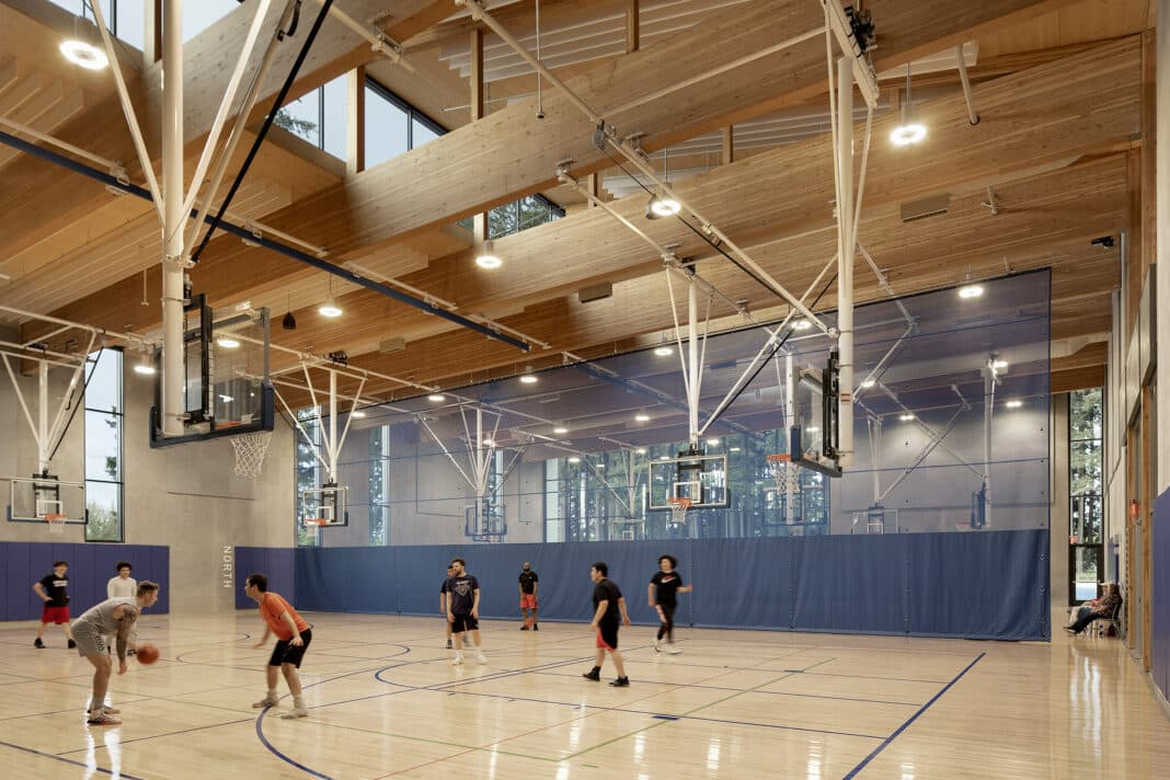 Timberlab is now at the forefront of the US push to embrace mass timber construction systems - including the Hidden Creek Community Center, Hillsboro, Oregon. (Photo Credit: Jeremy Bittermann supplied by Timberlab in a media release to Wood Central)