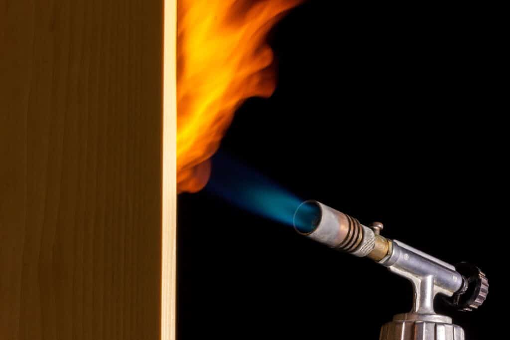 Intumescent coatings with alkaline lignin have a superior flame retardant compared to those without additives. (Photo Credit: Adobe Stock Images)