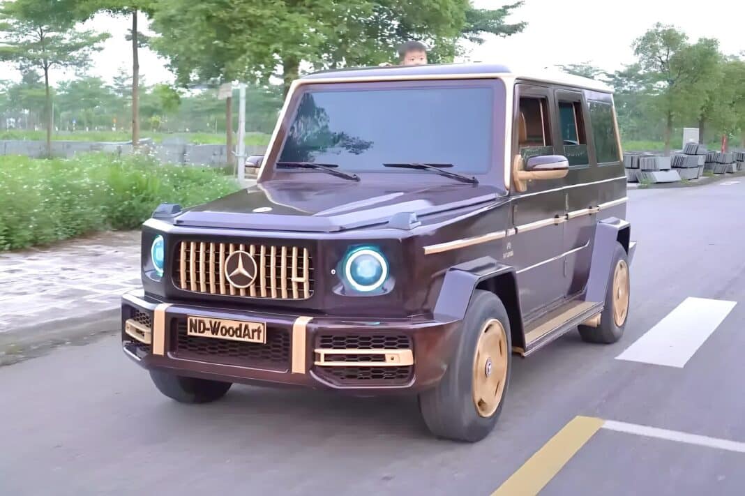 Wood you buy this timber Mercedes-Benz G-Wagen?