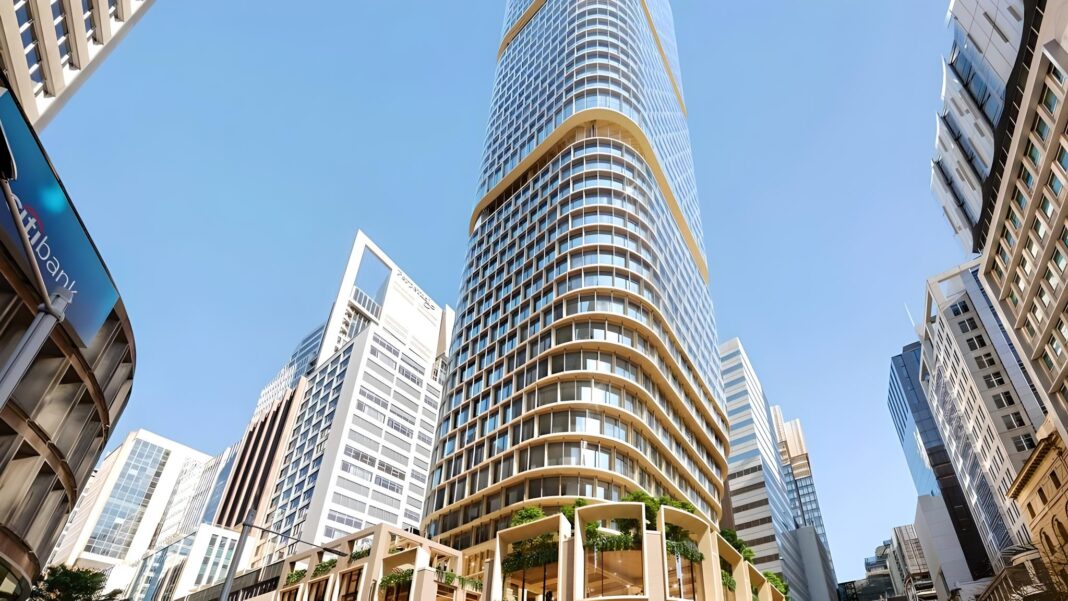 The Milligan tower, which will stand at 55-storeys, will become the world's largest timber tower, dwarfing the Sydney skyline.