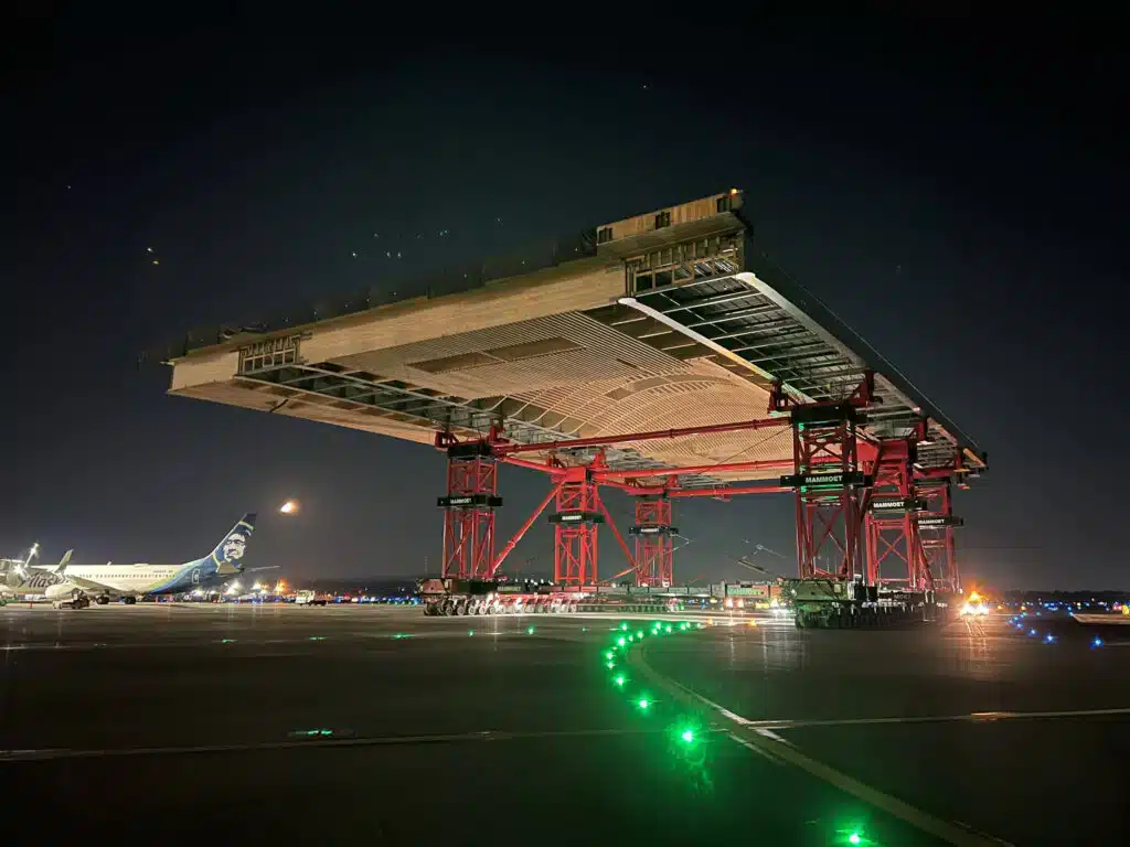 An example of the Mass Timber Glulam roof installed at the airport. Wood Central 1 1024x768.jpg