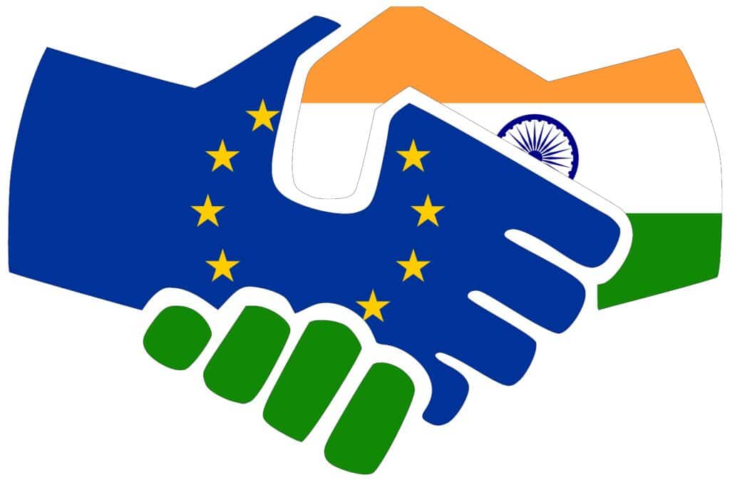 The European Union's mega free trade agreement with India - which has been in the works for several years - could be in doubt over concerns with the EUDR (and the CBAM) (Photo Credit: Stock Illustration ID: 2294698225 via Shutterstock Images)