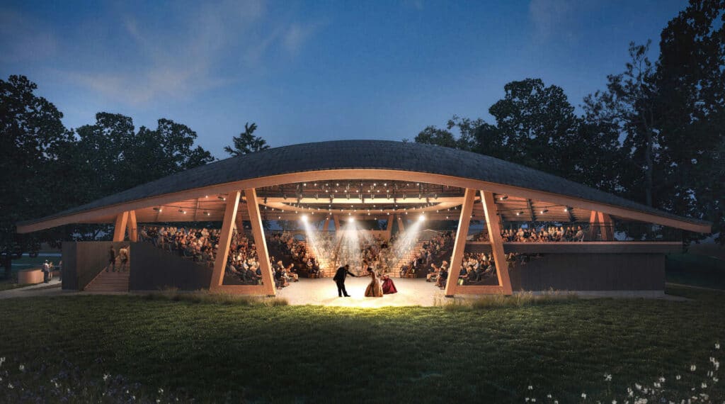 studio gang breaks ground on hudson valley shakespeare theater in garrison new york 4