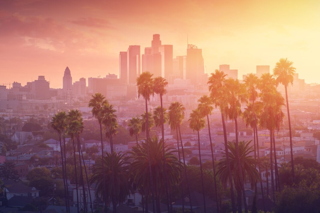 Downtown Los Angeles is part of a growing number of cities turning to urban trees and urban forests to cool down environments. (Photo Credit: FILE #: 125968744 via Adobe Stock Images)